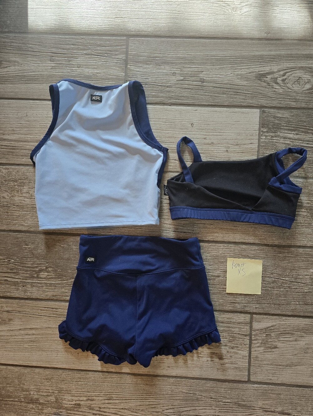 Tiger Friday Adult XS Blue Dance Leotard Set - Picture 2 of 2